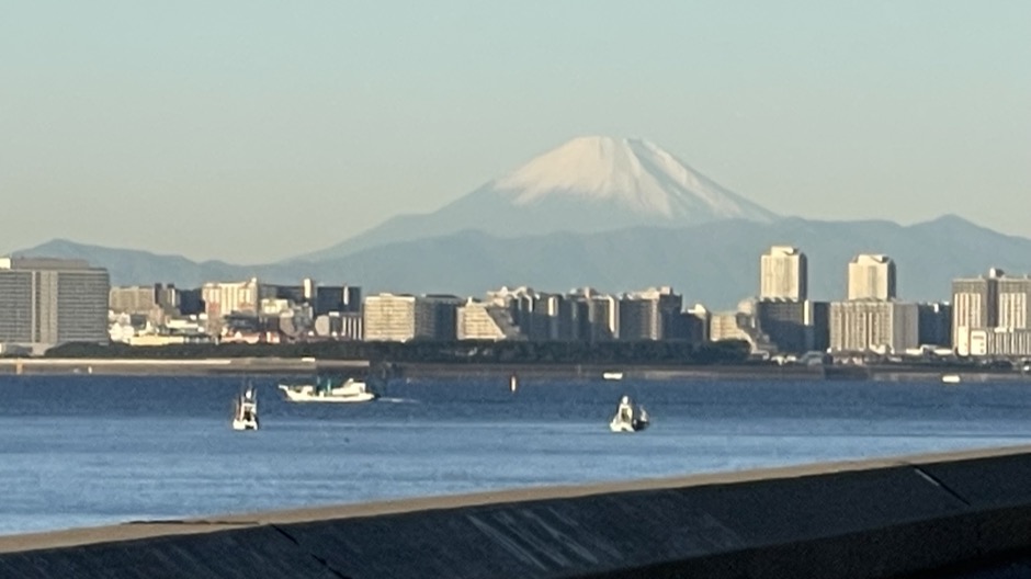 海から初日の出と富士山が拝める茜浜緑地-3