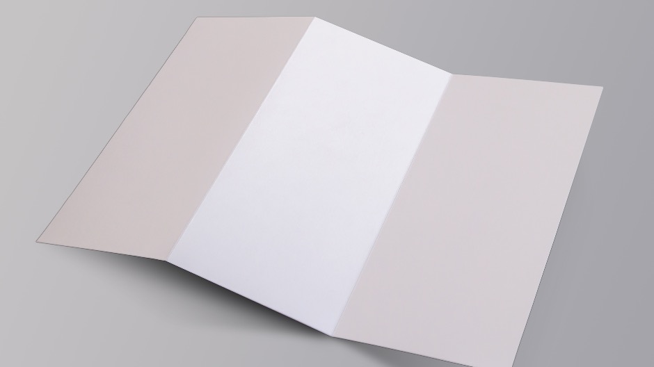 紙を三つ折りする方法の画像-16